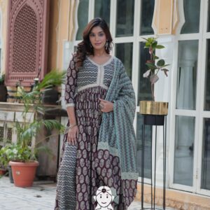 Everyday Comfort Cotton Special Designer Gown Wear