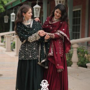π§΅ Threaded Beauty in Silk Finish - Combo Offer Gown