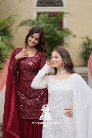 🎀 Flowy Fits with Festive Flair - Combo Offer Gown