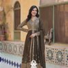 💃 Full Sleeve Kurti Set with Sequin Lace Dupatta - Special Designer Gown