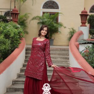 β¨ Sequins & Gota Patti Glam - Special Designer Gown