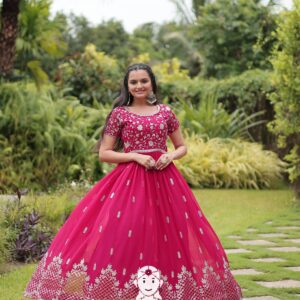 π Faux Blooming Gown with Sequins Magic - Special Designer Gown